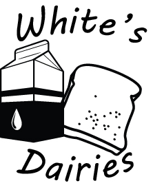 White's Dairies logo